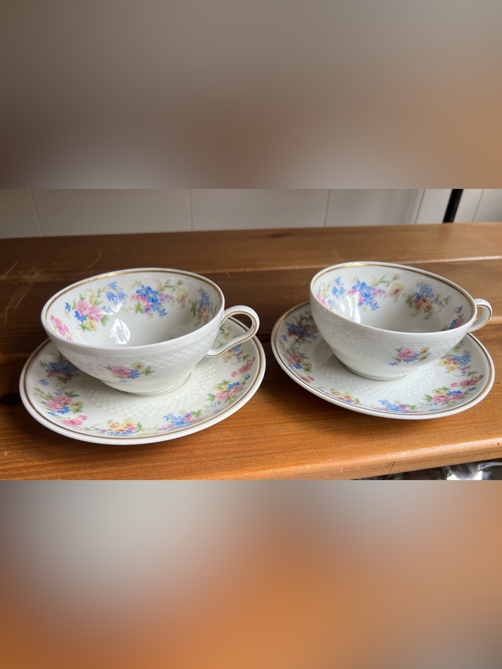 Thomas Cup and Saucer Set 7215. (2 sets)